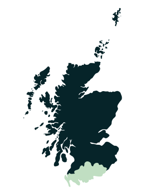 Dumfries & Galloway map