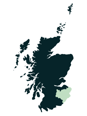 Scottish Borders map
